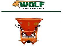 Wolf-Landtechnik GmbH Winterdienststreuer Salzstreuer Sandstreuer 400L inkl. Plane