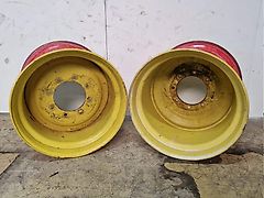 John Deere 24-26.5 Wiel vast geel / rood gebruikt 221-275-8 ET-100