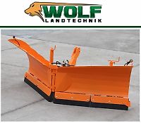 Rolmako Schneepflug | Schneeschild | Räumschild | 3m | stabil