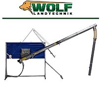 Pom Augustów Überladeschnecke mit hydraulischem Antrieb T 458 verzinkt und Edelstahl