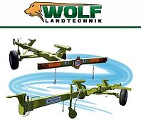 Rolmako Zweiradwagen (starre Deichsel mit Stützrad) Transportwagen für Schneidwerke für Claas, John Deere, New Holland