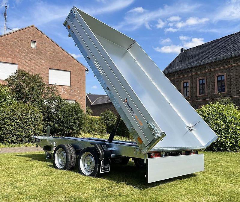 Saris Dreiseitenkipper 306x184 3500 kg E-Pumpe Rampen Kipper