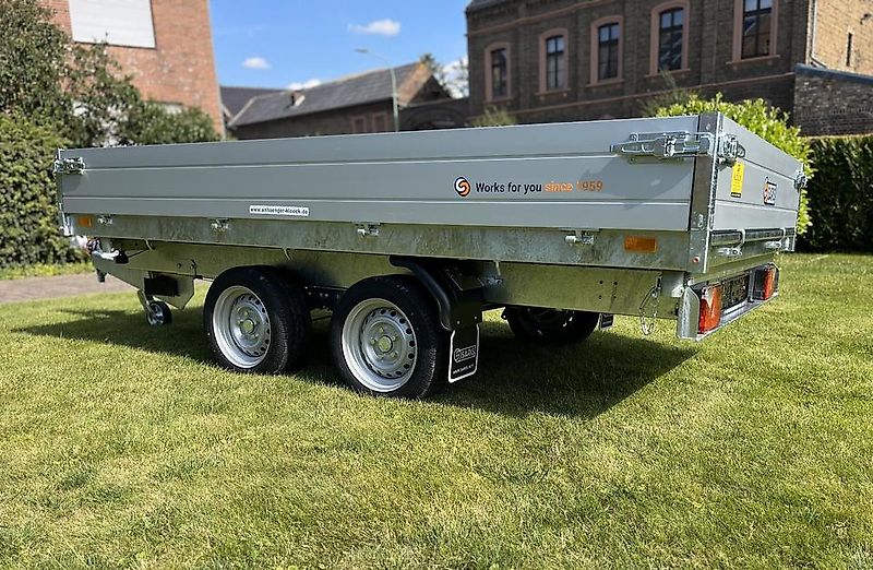 Saris Dreiseitenkipper 306x184 3500 kg E-Pumpe Rampen Kipper