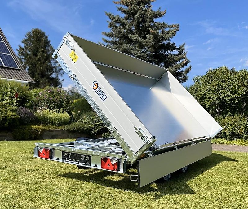 Saris Dreiseitenkipper 306x184 3500 kg E-Pumpe Rampen Kipper