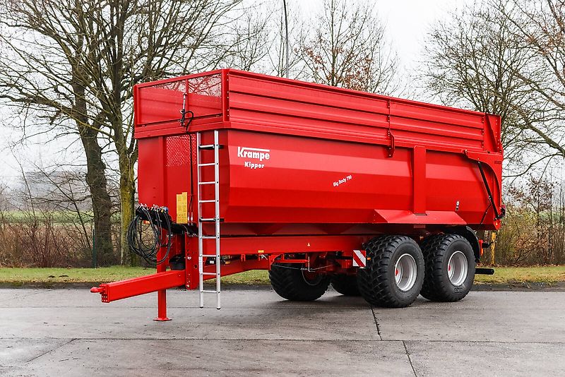 Krampe Big Body 790 Carrier (BB 790) 22 tonna teherbírás, 37,5 m3, 60 cm extension, Made in Germany, premium trailer
