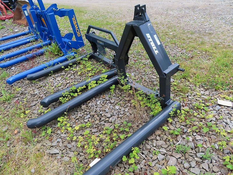 Stoll Ballentransportgabel Rohrgabel Dreipunkt- / Euroaufnahme