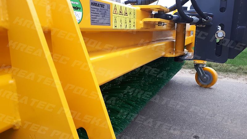 KREATEC Kehrmaschine / Kehrbesen / Veegmaschine TITANIUM 2,8m, Burste 760 mm