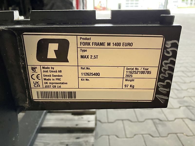 Alö PALETTENGABEL 2,5T - 1.220MM