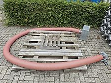 Bauer 5" zuigslang 6 meter met zuigkorf en Bauer 133 vaderdeel