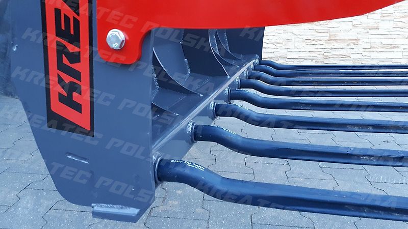 KREATEC Krokodil / Dungzange für Teleskoplader, Zinken aus Hardox und von FSDT Frankreich