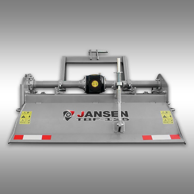 Jansen Traktorfräse Jansen TBF-125, Bodenfräse, Heckfräse, Ackerfräse, 1,25 m