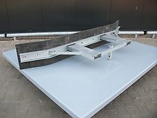 Hofstede rubber voer  sneeuw modder erf schuif schuiver lepel insteek H.O.H. 87cm heftruck