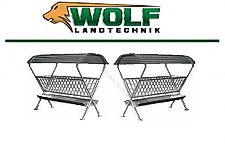 Wolf-Landtechnik GmbH Weideraufe für Schafe mit Dach - verzinkt -