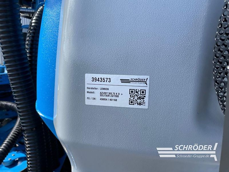 Lemken AZURIT 9/8.75 K D + SOLITAIR 23/1900