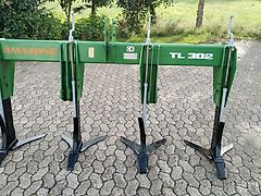 Amazone TL3001 Tiefenlockerer Vorbaugrubber Anbaugrubber Frontgrubber Kurzgrubber mit 4Flügelscharen je mit bis zu 60cm Arbeitsbreite kein Lemken Topas Ideal all Vorbaugrubber vor Kreiselegge da nur 30cm Vorbautiefe