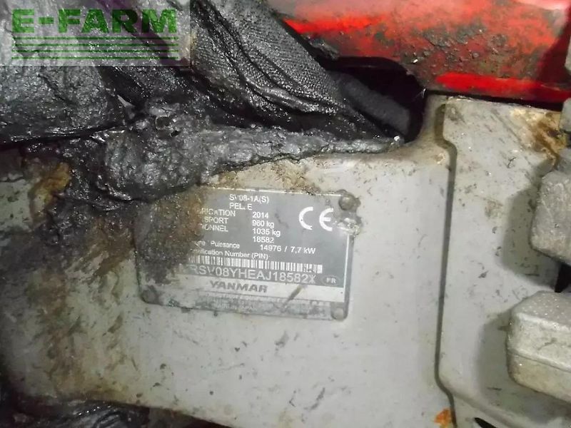 Yanmar sv08 ( 1.035kg ) verstellfahrwerk + 2 löffel