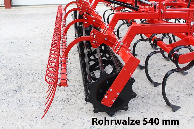 POM Meteor II Leichtgrubber 6 m, Flachgrubber, Federzinkengrubber