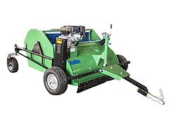 Rasenkehrmaschine Laubkehrmaschine Sammler ATV Rasentraktor Motor Quad