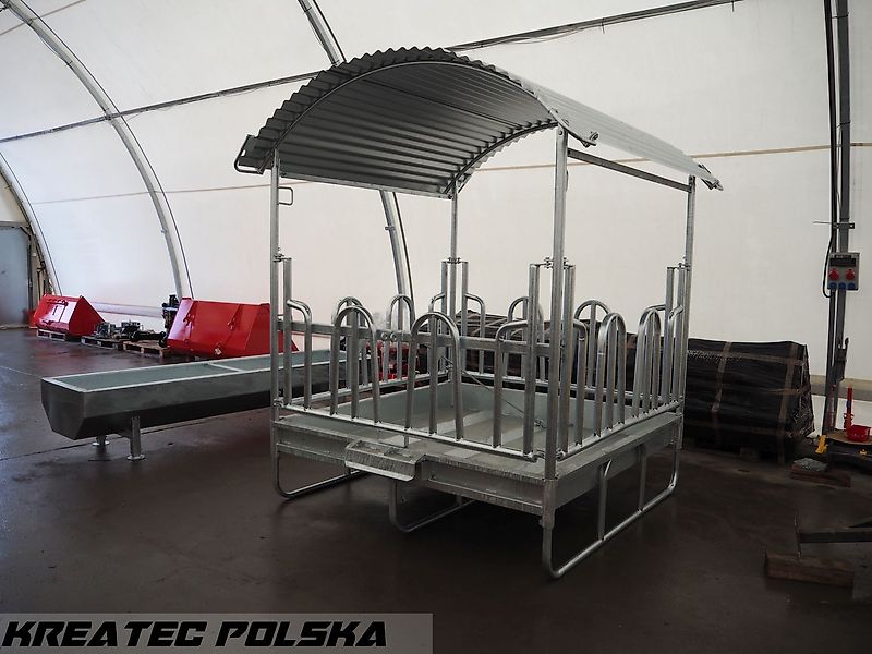 KMZ Heuraufe M4/12, Raufe für Vieh und Pferde 12 -Stellen, verzinkt