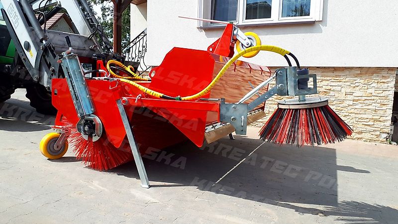 KREATEC Kehrmaschine / Kehrbesen / Veegmaschine TITANIUM 2,2m, Burste 760 mm