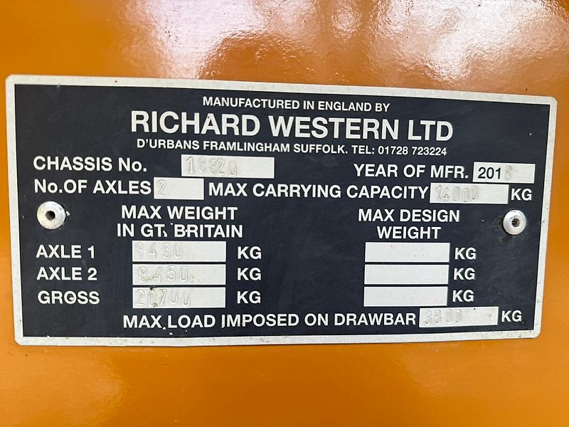 Richard Western SWT14 Trailer