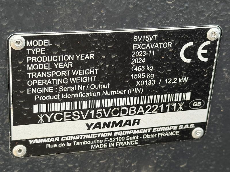 Yanmar SV15VT