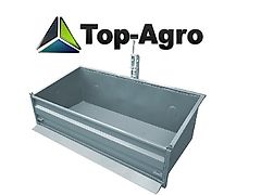 Top-Agro Transportbox (HCS) Kippmulde, Heckcontainer, Verzinkt ! 1,0m-2,0m NEU! HCS