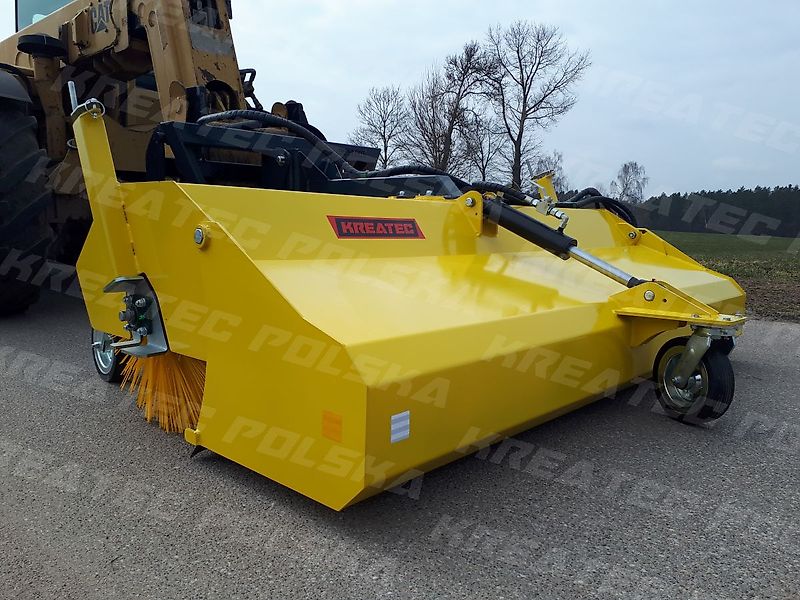 KREATEC Kehrmaschine /Kehrbesen/Veegmaschine/sweeper aus ST52, Burste 620 mm