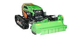 MDB LV500 PRO Mulchraupe /Funkraupe /Mähraupe mit DRAGONE V-130 Mulchkopf-