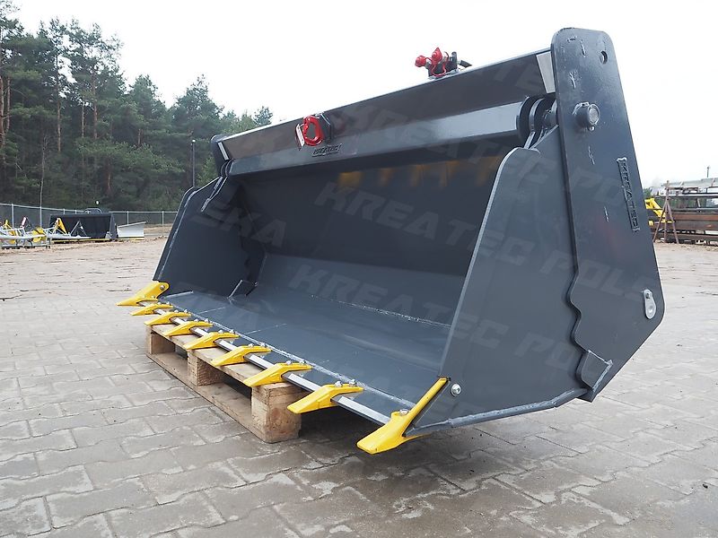 KREATEC Schaufel 4in1 / Klappschaufel HEAVY, Manitou mit Hardox 500