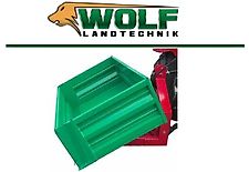 Wolf-Landtechnik GmbH hydr. Heckcontainer Prem. mit Profilbordwand HCPHP 1,20m