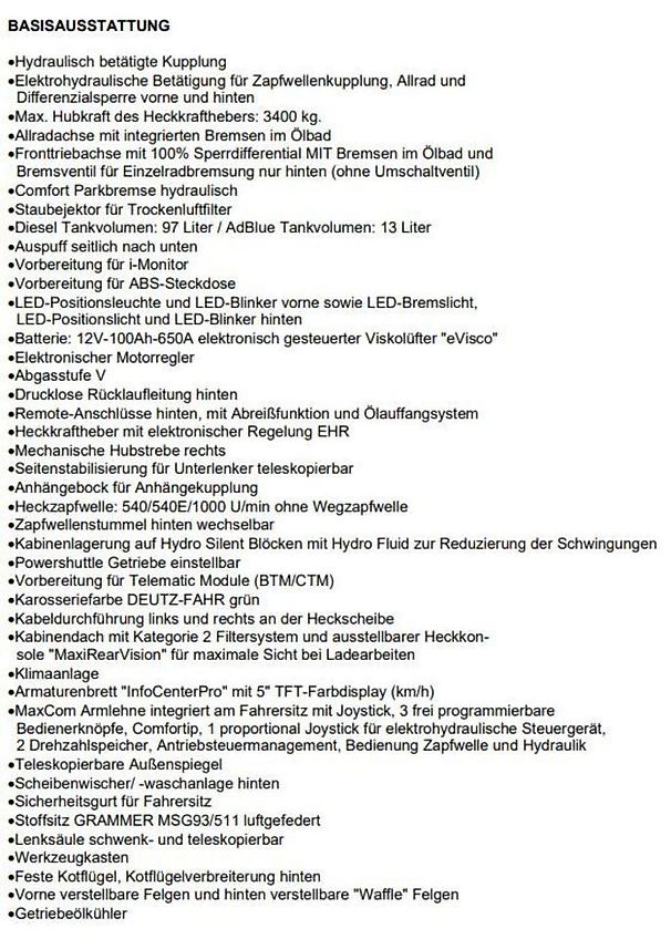 Deutz 5105 D TTV - NEU - 5J. Garantie