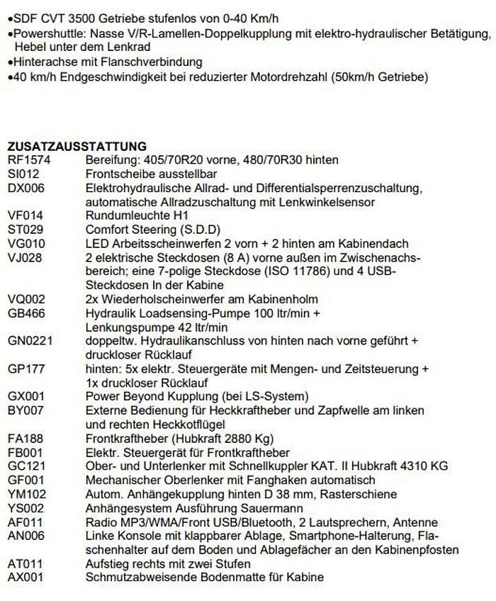 Deutz 5105 D TTV - NEU - 5J. Garantie