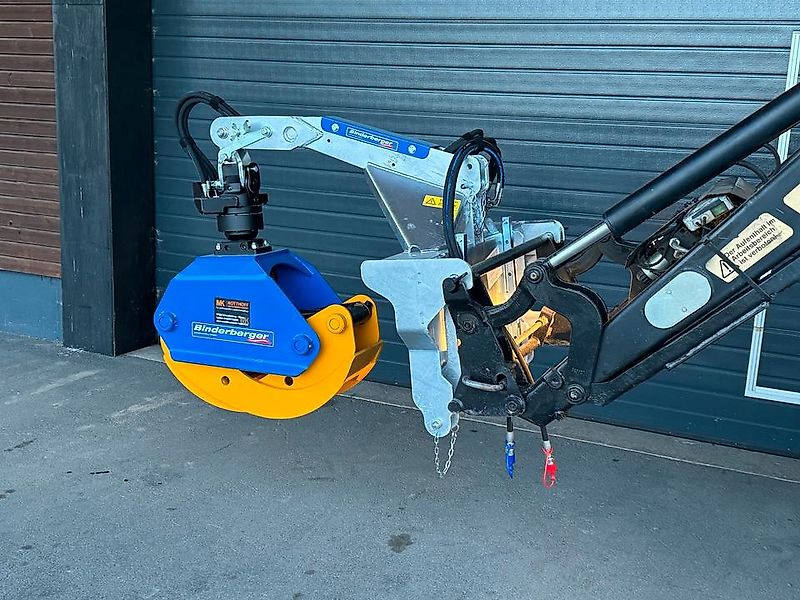 Binderberger Rückezange Forstzange Holzzange Frontladerzange