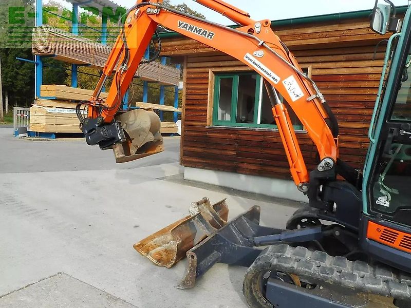 Yanmar vio57 ( 5.325kg ) powertilt + hydr. sw + 3 löffe