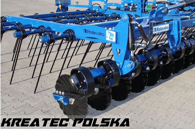 Rolmako Mulch Striegel Spring Expert / Mulchegge / Mulchstriegel 6,0m, 7,5m und 9,0m
