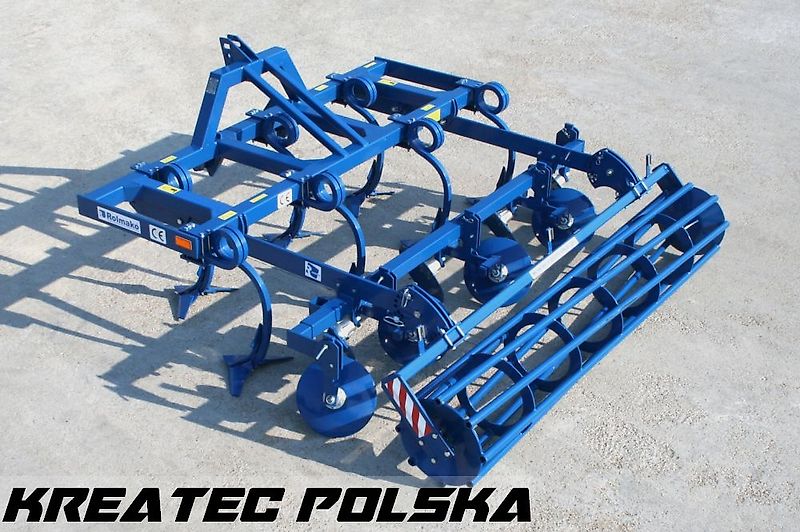 Rolmako U 453 Grubber / Schälgrubbermit Spiralfederzinken Breiten von 2,1 m bis 3,9 m