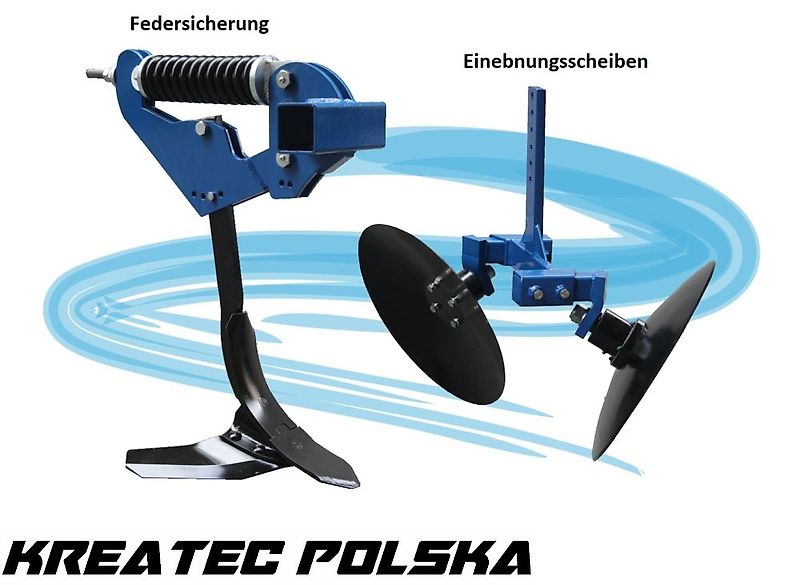 Rolmako U 453 Grubber / Schälgrubbermit Spiralfederzinken Breiten von 2,1 m bis 3,9 m