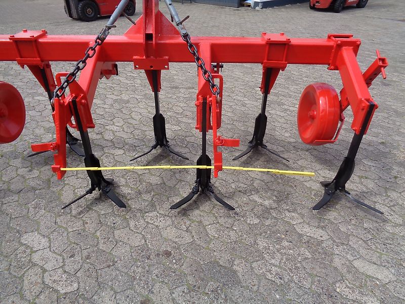 Rau 300cm Flügelschargrubber Orginal Rau mit 7Grubberstielen Steinsicherung Mechanische Hitch Zapfwellendurchtrieb Frontgrubber kurzgrubber Heckgrubber Vorbaugrubber Universlgrubber