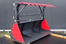 Hofstede Mestbak uitmestbak mest silage kuil uitmest bak grijper