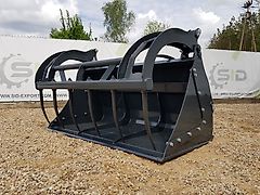 SID Schwergutschaufel Greifschaufel Pelikanschaufel Krokodilschaufel geschmiedete Zinken XXL / Bucket-crocodile XXL forged tine