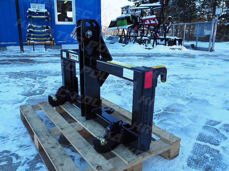 KREATEC Adapter Euro-Dreipunkt mit CBM Haken kat 2, starr